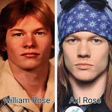 The Rose 🌹 family resemblance is clear- William Rose and his rockstar son,  Axl Rose. #gunsnroses #axlrose #GNR