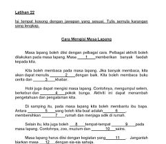 Pages ini mengesahkan kami assalmualaikum di sini saya ingin mengucapkan tahniah kepada peserta kalam jamaie yg lain. Mengisi Masa Lapang In English