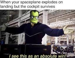Kerbal Space Program On Twitter Every Crash Has A Silver Lining Ksp Memes By Mattsredditaccount Https T Co O5uv5q0uae