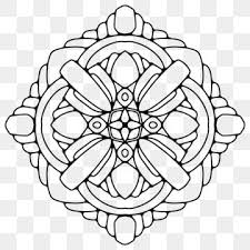 Circular Mandala Isolated For Henna Or Tattoo Floral Indian Mandala Png And Vector With Transparent Background For Free Download In 2020 Flower Henna Wedding Drawing Mandala