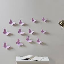 Download Shop Sophie 3d Butterfly Wall Sticker Set Of 12 Online Home Centre Egypt