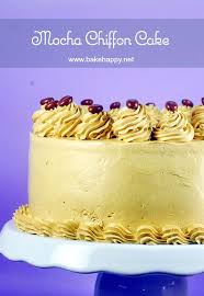 Mocha Chiffon Cake Recipe Bake Happy Cake Recipes Baking Recipes Mocha Chiffon Cake Recipe