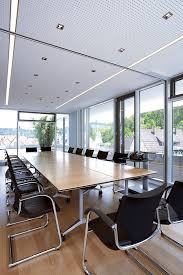 Conference Room Lighting With The Surface Mounted Light Line Matric From Lightnet The Matric Surfa Room Lights Modern Office Lighting Surface Mount Lighting