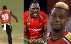 ओडियन स्मिथ ने सीपीएल 2022 के एक मैच में हताश होकर कर दी ऐसी हरकत कि सब रह  गए दंग; देखिए वीडियो