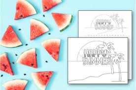 Scrapcoloring is an online coloring site with an innovative concept. Free Happy Summer Printable Coloring Pages For Kids Of All Ages