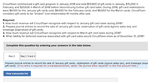 Check spelling or type a new query. Circuittown Commenced A Gift Card Program In January Chegg Com