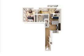 The Columbia 746 Sq Ft Sims House Design 1 Bedroom Apartment Sims House