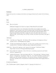 kagan goh multidisciplinary artist resume