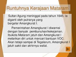 Kesultanan mataram islam letak : Kerajaan Mataram Islam Ppt Download