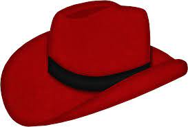 Jss Yeehaw Hat Red Png Red Cowboy Hat Cowboy Cute Clipart