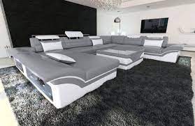 Xxl Wohnlandschaft Enzo Leder Wohnzimmer Sofa Sofa Wohnlandschaft Sofas