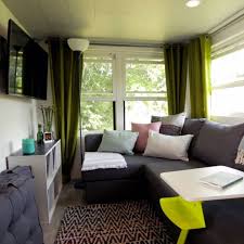 Who Says You Can T Fit A Sectional Couch In A Tinyhouse Tiny House Living Room Tiny Living Rooms Tiny House Living