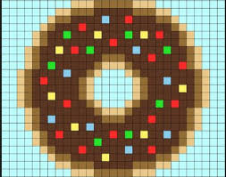 perler bead donuts pixel art shop sjovmedperler perler bead donuts pixel art shop in 2020 diy perler beads hama beads patterns perler beads
