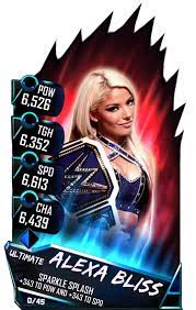 Ultimate Cards 75 Wwe Supercard Cards Catalog S2 Amp S3 Database Alexa Bliss Wwe