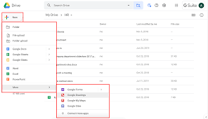 Google drive is a file storage and synchronization service developed by google. Create Files From Scratch In Team Folders And Secured Folders Aodocs Knowledge Base