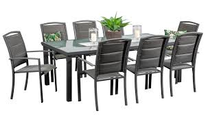 When you buy a 8 seater outdoor dining table set online from temple & webster in australia, we make it as easy to have it delivered to your home in melbourne, sydney or any major city. 8 Kingston Chairs Box Leg 2 1m Table Segals Outdoor Furniture