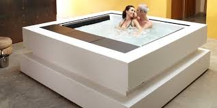 Jacuzzi hot tubs use a mix of 12 powerpro jet types with aquilibrium, jacuzzi's proprietary term for the unique mix of air and water used in jets to create a the app has each hot tub's product information, user manual, monitor settings and energy efficiency and also receives alerts about necessary. Cube Hot Tub Indoor Or Outdoor 4 Person Jacuzzi Aquavia Spa