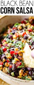 Black Bean And Corn Salsa Recipe Easy This Easy Black Bean And Corn Salsa Recipe Is Fresh Hearty Healthy And Perfect For Every Occasion It S Delicious As An Corn Salsa Recipe Corn Salsa Recipes