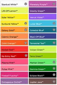 Astrobrights Papers Names Of Colors Astrobrights