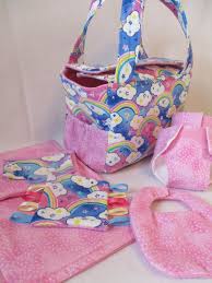 Bitty Baby Diaper Bag Set Doll Diaper Bag Set Doll Diapers Changing Mat Bib Diaper Wipe Case With Wipes Doll Ribbon Toy Diaper Bag Set Diaper Bag Doll Sleeping Bag