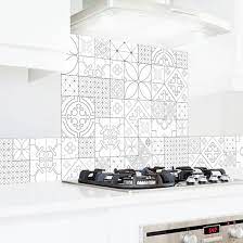 Deux possibilités s'offrent à vous. Carreaux De Ciment Credence De Cuisine En Alu Composite Prete A Poser Batiproduits