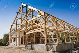 While it's still exciting to see while the differences are subtle, especially to the untrained eye, it's important to remember timber framing and post & beam construction are entirely. New House Post And Beam Construction Stock Photo Picture And Royalty Free Image Image 17018807