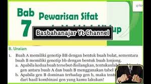 Buku paket mtk kelas 7 semester 2 hal 90 guru ilmu sosial. Jawaban Uraian Uji Kompetensi Bab 7 Ipa Kelas 9 Smp Halaman 90 Pewarisan Sifat Pada Makhluk Hidup Youtube