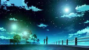 1236 anime wallpapers (4k) 3840x2160 resolution. Anime Night Wallpapers Top Free Anime Night Backgrounds Wallpaperaccess