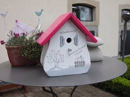 Nistkasten Vogelhauser Wunderschones Vogelhaus Nistkasten Hochzeit Ein Designerstuck Von Inse 10 Bei Dawanda Vogelhauschen Nistkasten Vogelvilla