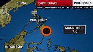 An earthquake measuring 5.9 on the richter scale has hit the philippines, in the batangas province, south of manila. 7 0 Magnitude Earthquake Strikes Off Southern Philippines The Weather Channel Articles From The Weather Channel Weather Com