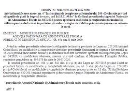587/2016 la anexa 4, cap. Opanaf Nr 3011 2020 Modificare InstrucÈ›iuni DeclaraÈ›ia 100 BonificaÈ›ie Cabinetexpert Ro Blog Contabilitate