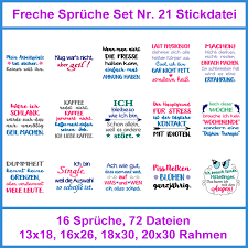 Rock Queens Sprüche Set Nr 21 Freche Sprüche Xxl Rock Queen