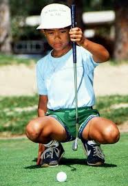 Tiger Wood Age Six Tiger Woods Famous Golfers Play Golf