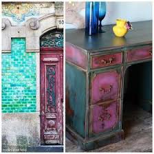 See The Old Doors That Inspired This Hand Painted Multi Colored Large Armoire Furniture Makeover Aynalar Mobilya Bohem