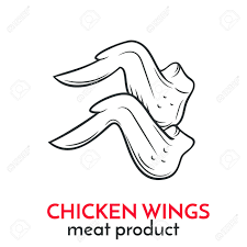 Download high quality chicken clip art from our collection of 65,000,000 clip art graphics. Hand Drawn Chicken Wings Icon Royalty Free Cliparts Vectors And Stock Illustration Image 78956070