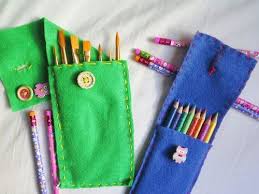 25 Totally Awesome Back To School Craft Ideas Felt Pencil Case Diy Pencil Case Back To School Crafts