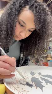 Mooooorrrreeee glazing! #glazing #plate #handmadeplate #ceramics