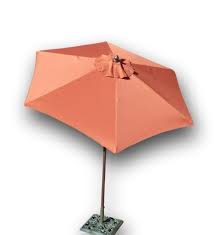 The auto tilt umbrella shields your patio from the sun's harmful rays as well as dresses your outdoor space with timeless appeal. Patio Umbrella Aluminum Crank Tilt 7 5 Ft Terracotta Formosa Covers Formosa Covers