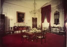 Over in the west wing, just off the oval office, is the president's dining. The Old Family Dining Room Made New Again Whitehouse Gov