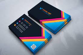 Start with a template, add your details, and get professional results in minutes. Abstract Colorful Business Card Template Graphic By Medelwardi Creative Fabrica