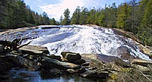 Ignore the one photo that shows a huge, wide falls. Bridal Veil Falls Dupont State Recreational Forest