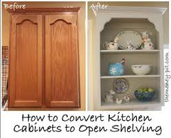 Tutorial Turning Cabinets Into Custom Shelves Home Diy Home Decor Shelves