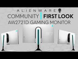 Such a joy to use! New Alienware Aw2721d Gaming Monitor Community First Look Youtube