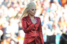 For some reason lady gaga has become known for her strange demeanor and dress. Lady Gaga Wears Towering Custom Gucci Platforms At Super Bowl 50 Evesham Nj News