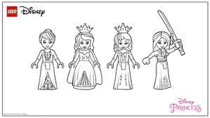 Elsa is a beautiful princess from frozen. Lego Disney Princess Coloring Pages Coloring And Drawing