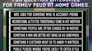 Family Feud Quiz Free Questions And Answers Hobbylark