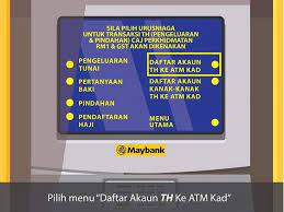 Klu da register utk buat haji kene tinggalkan baki minimum bg yg telah mendaftar.sy rasa anda cuba keluarkan duit melebihi had yg diperuntukan. Cara Semak Baki Keluarkan Duit Tabung Haji Di Mesin Atm Maybank Cimb Bank Rakyat Bank Islam