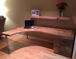 L Shaped Curved Desk With Drawers By Reclaimtofame1 On Etsy Rustic Furniture Rustic Living Room Rustic Desk