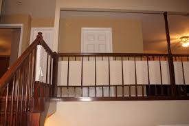 Use your own sound judgement before installing the gate in this. Baby Proof Your Banister With A Diy Fabric Banister Guard Fabric Banister Guard Diy Banister Guard Diy Stair R Baby Proofing Stairs Diy Baby Gate Baby Gates