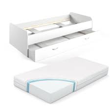 Bett mit matratze und lattenrost ich verkaufe das abgebildete bett mit metallgestell inklusive lattenrost und kaltschaummatratze. Vitalispa Kojen Bett Enzo Jugendbett Inkl Kaufland De